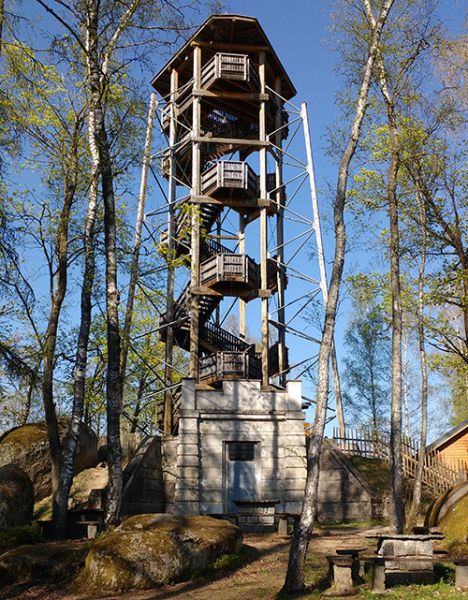 Wasserreservoir, Blockheide, Aussichtsturm